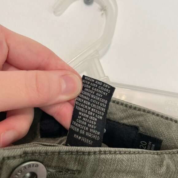 TORRID Plus Size Jegging Bermuda Shorts Olive Green 10.5" In Denim Jean Shorts - Picture 11 of 16